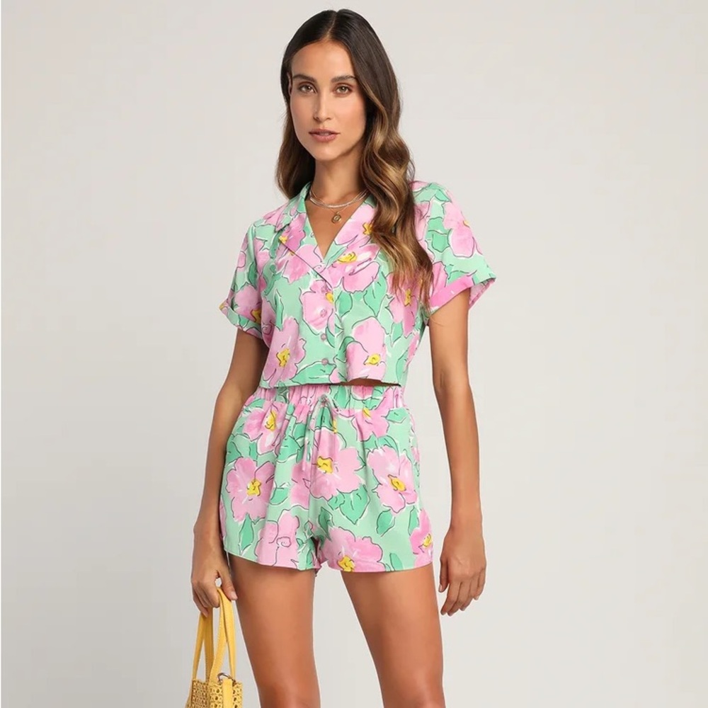 Floral Two Piece Set